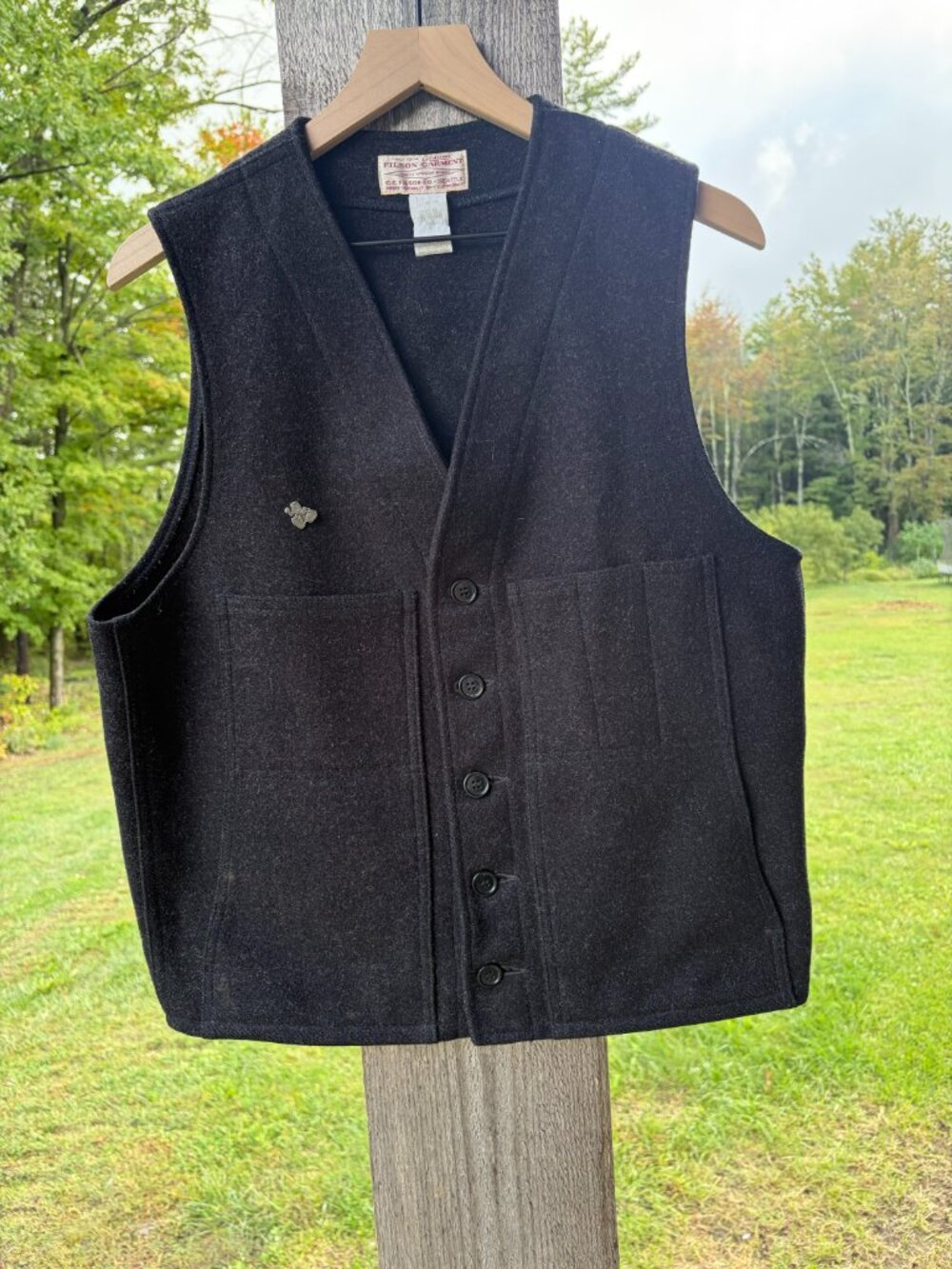 Mens Filson Mackinaw Vest Medium